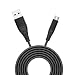 Produktbild Micro USB Fish Tail Geflochtene Langlebige Kabel Daten Schnelle Aufladung USB Type C Ladekabel und Datenkabel für Samsung Galaxy S9/S8 S8+ Note8Nexus 5X/6P,HTC10/U11,Xiaomi 5,Huawei P10/P9 (Schwarz)