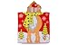 Baby Grow Squares Hooded Towel Beach Gown Bathrobe 60 x 120 cm (PRINT8) RS.425.00