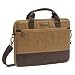 Produktbild Laptoptasche 13.3 | Evecase Premium Doppelfarbige Umhängetasche mit Gepolstert Laptopfach, Fronttasche, Zubehörfach für Laptop in 13,3 Zoll - Fuchs Braun