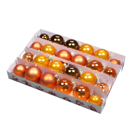 Aufbewahrungsbox für Christbaumschmuck – bis zu 72 Kugeln und Zubehör – 1 Box mit 51 Liter + 1 Deckel mit Einlegern - 5