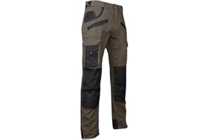 LMA WORKWEAR 1880 LMA Pantalon Bicolore avec Poches genouillères TOURB