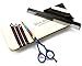Professional Barber Titanium Razor Edge Hair Cutting Scissor / Barber Salon Scissors / Japanese Steel Scissors (4.5inch /11.43cm) with Presentation Case & FREE Delivery