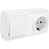 Schuko base type MUR96U with wide cross, ideal for electrical installations in walls and secure connection of devices.
