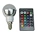 Produktbild Pixnor LED Glühbirne + Fernbedienung Farbwechsel Leuchte, E14 3W RGB LED-Lampe Bulb, LED-Glühbirne mit Magie Wireless Remote Control