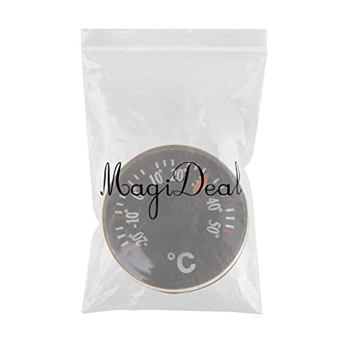 Handliche Mini Runde Indoor Camping Kunststoff Thermometer - 2