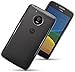 Produktbild Moto G5 Fall – The Keep Talking Shop Moto G5 TPU Silikon Schutzhülle Gel Cover Slim Bumper stoßfest Design Weiche Rückseite für Lenovo Motorola Moto G5 rauchschwarz
