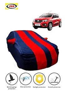 JBR Car Cover for Renault Kwid (Blue and Red)