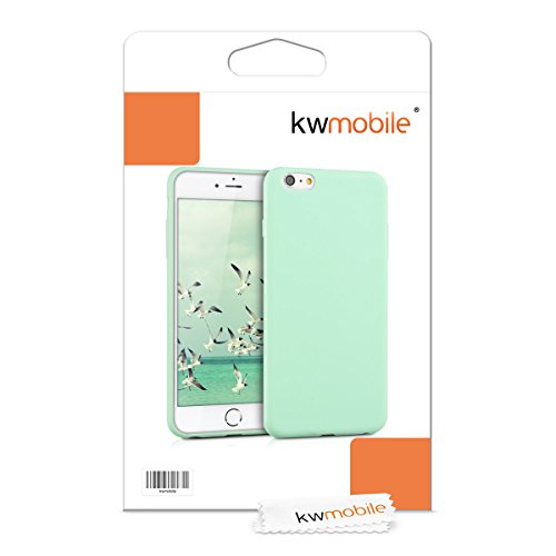 kwmobile Funda para Apple iPhone 6 Plus 6S Plus - Carcasa para m vil en TPU Silicona - Protector Trasero en Menta Mate reviews kwmobile Funda para Apple iPhone 6 Plus 6S Plus - Carcasa para m vil en TPU Silicona - Protector Trasero en Menta Mate