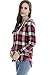 Bearsland Women's Breastfeeding and Nursing Plaids Hoodie Shirt
