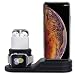 Produktbild Ladestation Ständer für iWatch, QinTian Halter Silikon Ladegerät Halterung mit iWatch Series 4/3/2/1, Airpods, iPhone Ladegerät Dock für Xs/X Max/XR/X/8/8Plus/7/7 Plus/6S/6S Plus/iPad