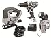 Produktbild Starterset 2 BLAUPUNKT, Bohrschrauber, Stichsäge, Taschenlampe, 18 V Li