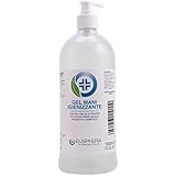 EUSPHERA - Gel igienizzante mani 1 Litro - Gel disinfettante mani con Tea Tree Oil e Terpeni Gel mani Profumato Igienizzante 