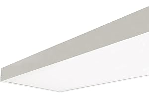 LEDKIA LIGHTING Panneau LED 120x30 cm 40W 4000lm + Kit en Saillie 3000K Non Dimmable Individuel Blanc chaud