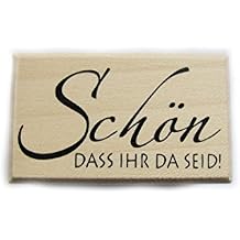 Suchergebnis Auf Amazon De Fur Stempel Schoen Dass Ihr Da Seid