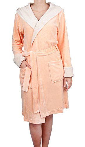 Preisvergleich Produktbild Escada Bademantel apricot Größe XL