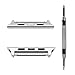 Produktbild [Verbessern] Für Apple Watch Adapter 42mm, iBazal Apple Watch Connector Edelstahl Uhrenadapter für Apple Watch Series 1, Series 2, Edition oder ein 24mm Uhrenarmband - 42mm Sliber