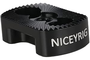 NICEYRIG ARRI Style Rosette Mount Piastra adattatore per fotocamera DSLR, Rig con rosetta ARRI