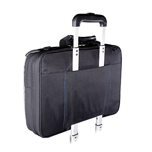 V7 CCD1-BLU-9E Edge Frontloader Notebook Tasche bis 40,9cm (16,1 Zoll) schwarz / blau - 5