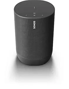 Sonos MOVE1US1BLK Wireless Bluetooth Portable Speaker with Alexa (Black)