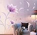 Produktbild wandaufkleber pvcWand-aufkleber Tv Hintergrund Wandaufkleber Malen Die Bettkopf Wand Dekorative Flowerself-stick 220 x 142cm Alfalfa