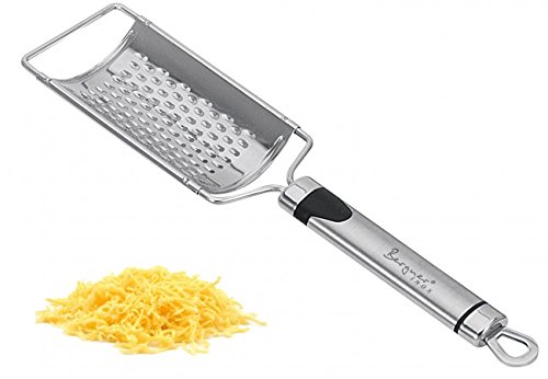 Edelstahl Parmesanreibe - Käsereibe - Feinreibe - Käse Reibe - Hobel - Gemüsereibe - Raspel - Parmesan - Küchenreibe - Handreibe
