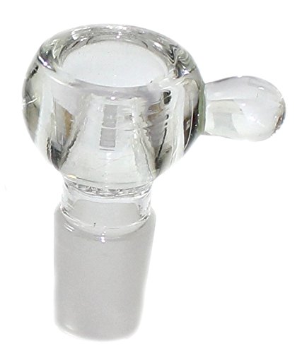 budawi® – Extra Stabiler Glas Kopf Ø:18,8mm (Dabben-Ölrauch) Glaskopf – Glasbong, Kopf mit Sieb - 2