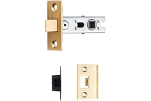 CARLISLE BRASS 2.5" CE B/T TUBULAR MORTICE LATCH SQUARE EB