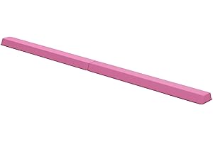 SPORTNOW 7.7ft Folding Gymnastics Beam, Floor Balance Beam for Kids with Anti-Slip Base, Gymnastics Equipment for Home Gym Training Exercise