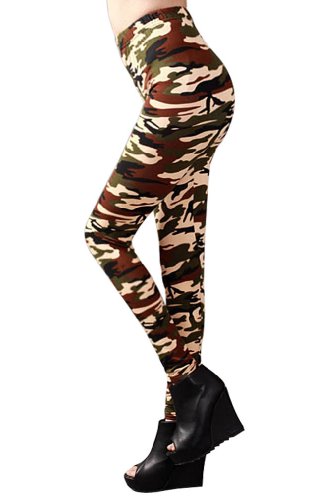 Ninimour - Leggings, Color Verde, Talla Medium