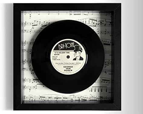 George Van Dusen ''It's Holiday Time Again'' Framed 7" Vinyl Record