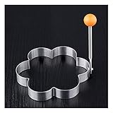 Alimentos de calidad de acero inoxidable duradero huevo frito huevo panqueque molde perfecto forma panqueques o tortilla.