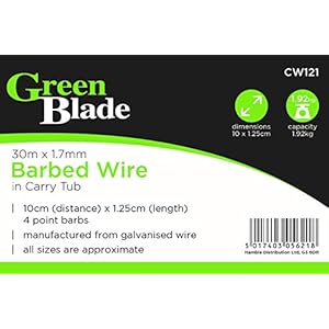 Hamble Distribution Ltd Green Blade Bb-cw121 Fil Barbelé Galvanisé