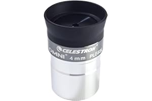 Celestron 93316 Omni Series 1.25 inch / 4mm Eyepiece, Black/Silver