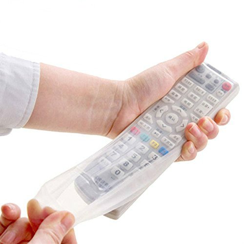 Preisvergleich Produktbild GYPO Schützende Silikonhülle Schutz Aufbewahrungstasche TV Klimaanlage Fernbedienung (weiß)