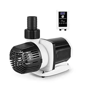 Orlushy 24V DC Aquarium Water Pump Ultra-Quiet Return Pump with up to 20 Speed Settings and 3 Operation Modes for Submersible or External Use (3100GPH)