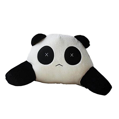 Pochers® Panda Seat Back Cushion Lumbar Rest Support Travel Car Sofa Chair Waist Pillow (A)