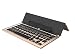 Produktbild OHlive Großartig Universal Mobile Tablet PC Aluminium Bluetooth Tastatur System Wireless DREI Klapp Tastatur (Golden)