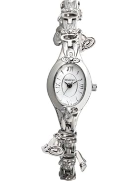 Time100 Romantische Reizende Damen-Armbanduhr mit Handkette #W50052L.02A