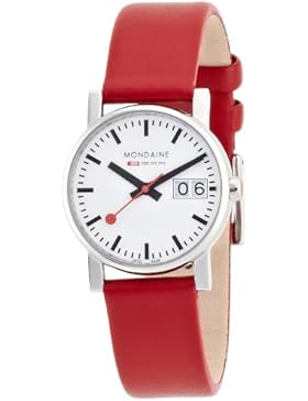 Mondaine Damen-Armbanduhr SBB Evo Big Date 30mm Analog Quarz A669.30305.11SBC