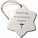 Produktbild 3drose Orn _ 110017 _ 1 Trust Me I 'm A Medical Student Schneeflocke Ornament, 3 Zoll, Porzellan