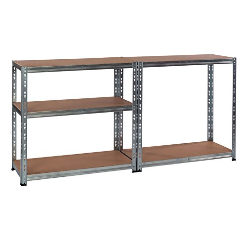 Lagerregal Steckregal verzinkt, 175 kg Tragkraft pro Boden - 2