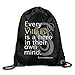 Produktbild FAFANIQ Gym Tom Hiddleston Loki Every Villain is A Hero Drawstring Backpack Bag