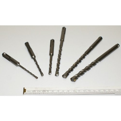 Spar-Set: 56 Stück Bohrer SDS ( Hammerbohrer SDS-Plus-System ) von 4 x 110 bis 12 x 160 mm sortiert im Stahlblechkoffer - 5