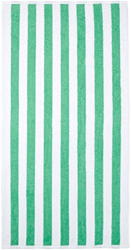 AmazonBasics – Strandtuch, Blockstreifen, Blaugrün, 2er-Pack - 5