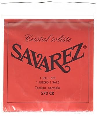 Savarez 570CR Cristal Rouge Tirant normal - Jeu de cordes guitare classique