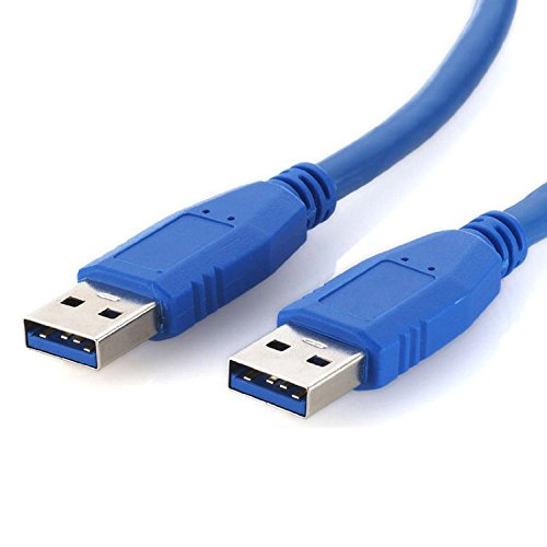 deleyCON USB 3.0 Super Speed Adapter Kabel 1m - A-Stecker zu A-Stecker - bis zu 5.000 Mbit/s