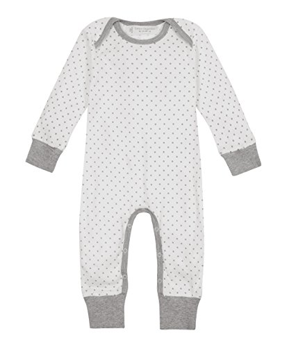 Sense Organics Unisex Baby Wayan Starred Romper, White (AOP Little Stars), 6-9 Months