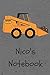 Produktbild Nico's Notebook: Construction Equipment Skid Steer Cover 6x9" 100 pages personalized journal drawing notebook (JR Journals and Notebooks for Nico, Band 1)