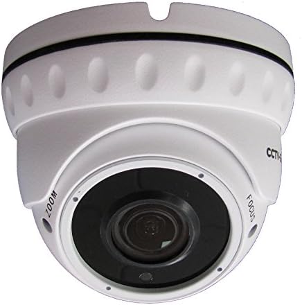 5MP HD TVI AHD CVI, STARVIS SENSOR WHITE CCTV DOME CAMERA 2.8-12mm ZOOM LENS UP TO 30m IR