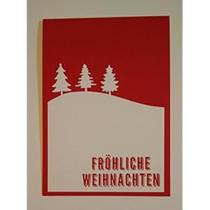 Weihnachtskarte Winterlandschaft (Stampin up)